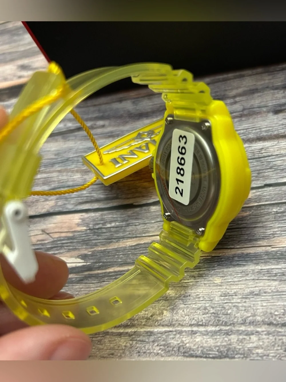 Invicta Celestial Cloud Women’s Bright Yellow Dive-Style Wristwatch